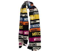 MOSCHINO Sciarpa multicolor logoata