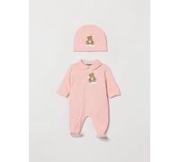 MOSCHINO Set da 2 pezzi da bambino in cotone con collo Peter Pan 3M Rosa