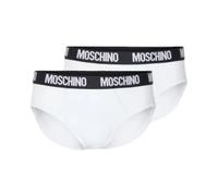 Moschino - Set Slip in Seta Lingerie - - Underwear - Uomo - Bianco - M