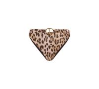 Moschino - Slip Bikini in Lycra Stampata - - Swimwear - Donna - Marrone - S