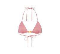 Moschino - Smiley® lurex jersey triangle bikini top - - Swimwear - Donna - Rosa - L