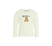 Moschino T-shirt manica lunga bambina con orsetto panna 5A