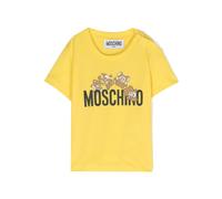 Moschino T-shirt neonato a manica corta con logo e orsetti giallo 6/9m