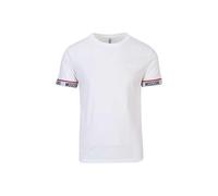 Moschino T-Shirt Uomo V1A0782 Tshirt in Cotone (IT, Testo, L, Regular, Regular, Bianco)