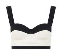 Moschino - Top a corsetto con spalline larghe - - Tops - Donna - Bianco - S