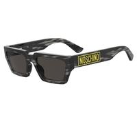 Moschino Uomo MOS166/S 2W8/IR Occhiali da sole Acetato Corno grigio Grigio Squadrata