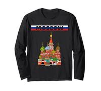 Moscow City Landmark con iconica architettura Russa Arte Maglia a Manica