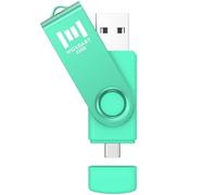 MOSDART Chiavetta USB 2.0 C da 32 GB FAT32 tipo C + USB A Dual Thumb Drive per iPhone serie 15/16/17, telefoni Android, MacBook, iPad, computer portatili e backup