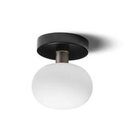 MOSE LAMPADA DA PARETE O SOFFITTO STRUTTURA NERA PARTICOLARI BRONZO ATTACCO G9