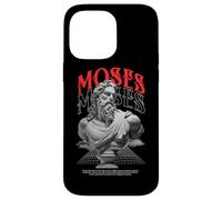 Mosè Religious Christian Moses Statue Graphic Streetwear Custodia per iPhone 14 Pro Max