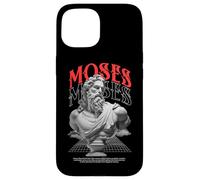 Mosè Religious Christian Moses Statue Graphic Streetwear Custodia per iPhone 15