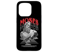 Mosè Religious Christian Moses Statue Graphic Streetwear Custodia per iPhone 15 Pro
