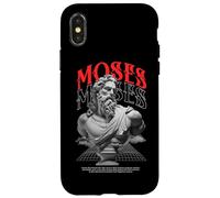 Mosè Religious Christian Moses Statue Graphic Streetwear Custodia per iPhone X/XS