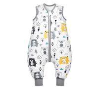 Mosebears Sacco a Pelo per Bambini Tutto l'Anno 2.5 Tog 100% Cotone Organico Varie Dimensioni Autunno Inverno Coperta