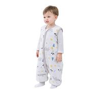 Mosebears Sacco a pelo per bambini Tutto l'anno Sacco a pelo per bambini 2.5 Tog Sacco a pelo 100% Cotone organico Varie dimensioni Autunno Inverno Coperta a pelo 2.5 Tog Sacco a pelo