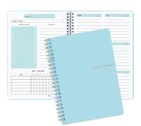 Moseem to Do List Planner Notebook A5, pianificatore giornaliero, pianificatore di abitudini con pianificazione di 52 settimane, per il lavoro universitario ADHD Planner