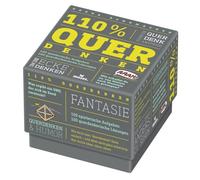 moses. 110% Querdenken , 100 Aufgaben und Rätsel für spielerische und kreative Denk-Anstöße von Autor Georg Schumacher , Rätselbox für Erwachsene und ... ab 12 Jahren: Die besten QuerDenkAnstöße