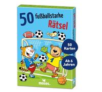 moses. 50 Puzzle da Calcio, Divertente Gioco di Puzzle di Calcio, Divertimento per Piccoli Amici di Calcio dai 6 Anni in su, Immagini di Ricerca, labirinti e Giochi di Parole a Tema Calcio