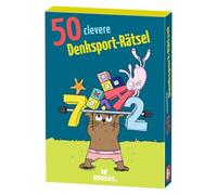 moses. 50 puzzle intelligenti per sport di pensiero - Set di carte per teste intelligenti, allenamento giocoso del cervello con numeri, lettere e forme, gioco di pensiero per bambini a partire dagli 8