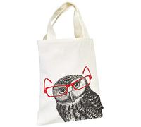 Moses 81966 libri_x - Borsa per libri, motivo: gufo