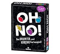 moses 90172 Oh No-Das Down und Drüber Gioco di Carte, Il Classico Gioco Mau con Extra Twist, Divertimento con promozioni Speciali, Bluffen, Bianco