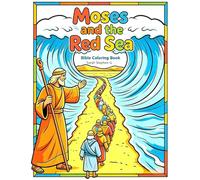 MOSES AND THE RED SEA BIBLE COLORING BOOK
