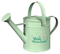 moses. Annaffiatoio da Giardino, Doccia Decorativa con 3 l, Verde Chiaro con Bella Scritta in Design a Foglia e Fiore