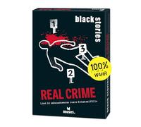 moses. Black Stories Real Crime - 50 Puzzle con Varianti di Gioco e punteggi per Ragazzi e Adulti