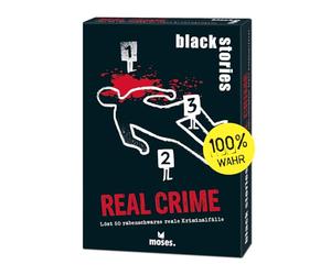 moses. Black Stories Real Crime - 50 Puzzle con Varianti di Gioco e punteggi per Ragazzi e Adulti