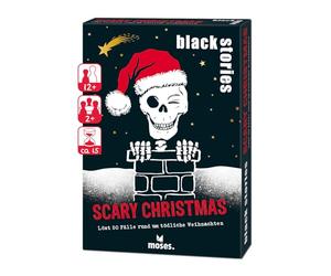 moses. Black Stories Scary Christmas, 50 casi che circondano il Natale mortale - Macabres gioco di puzzle natalizio per divertimento nero umoristico sotto l'albero di Natale, per 2 e più giocatori dai