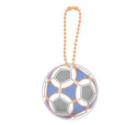 moses. Ciondolo di sicurezza unisex per giovani, colorato, riflettente, su entrambi i lati, design calcio, normale, colorato