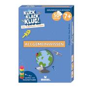 Moses. Clic Klack Klug! - Il Gioco di apprendimento Magnetico per la Scuola elementare, Set di espansione con compiti di Conoscenza Generale, Gioco pedagogico Testato, per Bambini dai 7 Anni in su
