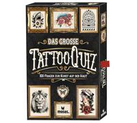 moses. Das große Tattoo Quiz - 100 Fragen zur Kunst auf der Haut, Quiz-Kartenset mit Bildern, XXL Quizkarten für Tattoo-Liebhaber*