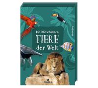moses. Die 100 schönsten Tiere der Welt - Kartenset mit Steckbriefen und farbigen Fotos zu 100 Tieren aus aller Welt, Tiere kennenlernen und entdecken für Kinder ab 5 Jahren