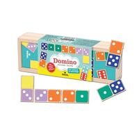 moses. Domino - Colorato gioco classico per bambini, gioco educativo dai 4 anni in su, gioco da tavolo per 2-4 giocatori