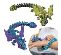 Moses. Drago alato - Drago di cristallo mobile, giocattolo 3D per bambini, drago mistero in due colori