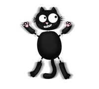 moses. Ed The Cat - Magneti oscillanti per frigorifero, con motivo a gatti, oscilla quando si muove, calamita per frigorifero, lavagna, ecc.
