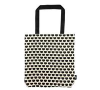 moses. Ed The Cat Shopper Cats Allover - Borsa a tracolla, 42 cm, colore: Nero