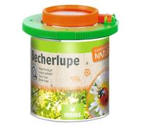 Moses Expeditie - Vaso per lente d'ingrandimento 7,5 x 7 x 7 cm, colore: trasparente/verde