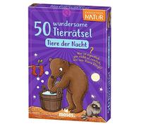 moses Expedition Natur: 50 meravigliosi enigmi Notte, Quiz Bambini, Gioco indovi