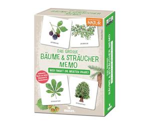 moses. Expedition Natur Das großen Baum& Arbusti Memo - Chi trova la maggior parte delle coppie? Il particolare gioco Memo con effetto Aha, incluso libro di saggistica con lettere e informazioni sulle