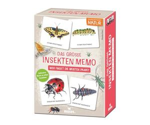 moses. Expedition Natur - Gioco educativo per Bambini dai 6 Anni in su, Gioco memo con Insetti e i Loro Animali Giovani, Incluso Libro di saggistica di 48 Pagine, Scoprire la Natura e determinare Gli