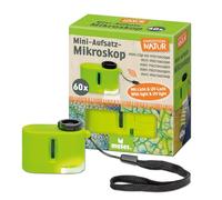 Moses. Expedition Natur - Mini microscopio, ingrandimento 60x con luce LED e UV, microscopio tascabile per bambini alla scoperta della natura e della ricerca, batterie incluse