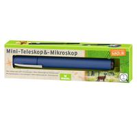 moses. Expedition Natur - Mini telescopio e microscopio, accessori per ricercatori per bambini, microscopio tascabile e telescopio tascabile, ideale per escursioni, campeggio o campeggio, 9837,