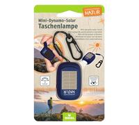 moses. Expedition Natur - Mini torcia solare per bambini, ricaricabile, con manovella e pannello solare, con 3 LED luminosi e cinturino da polso