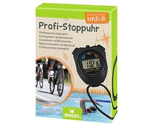 moses. Expedition Natura, cronometro digitale per bambini, sport e tempo libero, per atletica, calcio, corsa, sprinten, ciclismo e allenamento nuoto