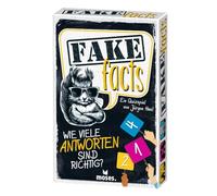 moses Fake Facts, Quiz rapidi per Serate di Gioco socievoli, Gioco a Quiz con Falsi nascosti, Divertimento con 150 Domande e 750 risposte, Nero, Gioco di Carte dai 12 Anni in su