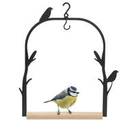 moses. Foglie & Bloom - Mangiatoia per uccelli, 2 in 1, in legno e metallo, per giardino, balcone, terrazza, in confezione regalo