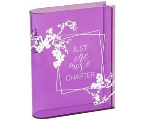 Moses. Just One More Chapter Read & Bloom, vaso decorativo a forma di libro in acrilico, romantico, decorazione per libri e fiori secchi, regalo per amanti dei libri