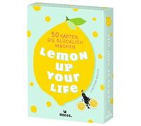 moses. Lemon up your life - 50 Karten, die glücklich machen, Kartenset mit positiven Impulsen, Zitaten und kreativen Gedanken für mehr Achtsamkeit und Lebensfreude, besondere Geschenkidee